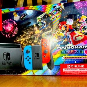 Nintendo switch comes with games wired control and 128 sim disc